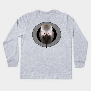 African Grey Parrot Hoodie Kids Long Sleeve T-Shirt